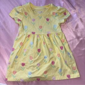 Garanimals Yellow Floral Kids Dress